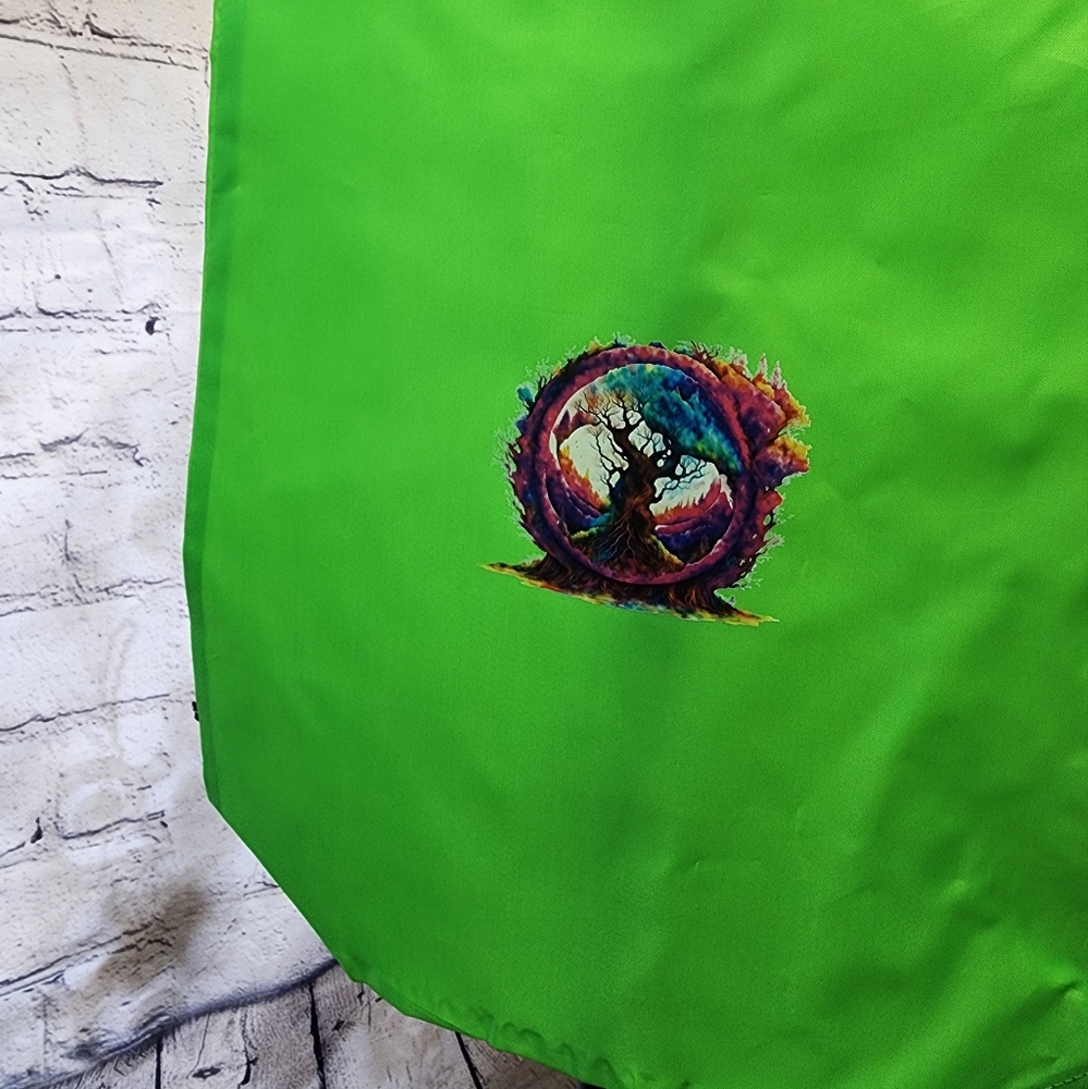 Lime green adult swag bag